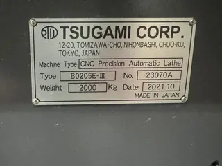 ZM 03 CNC Soustruh dlouhotočný Tsugami B0205E-III + ALPHA 320S3